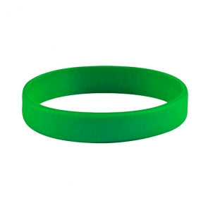 braccialetto personalizzato silicone verde