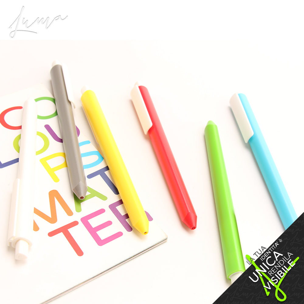 Penna personalizzata soft touch dalla forma triangolare
