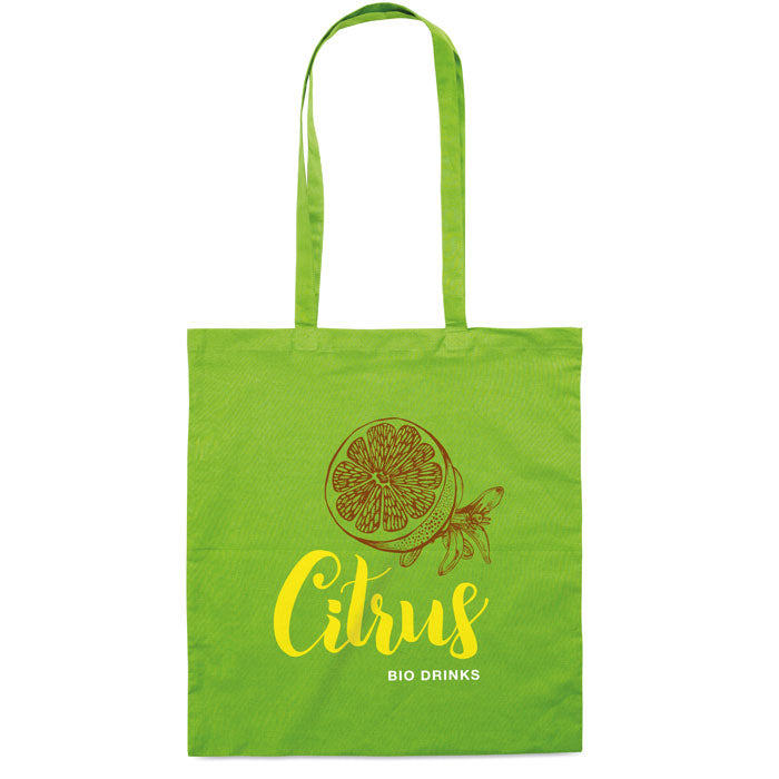 Shopper cotone 140 gsm- personalizzata stampa serigrafica 1 colore 1 lato