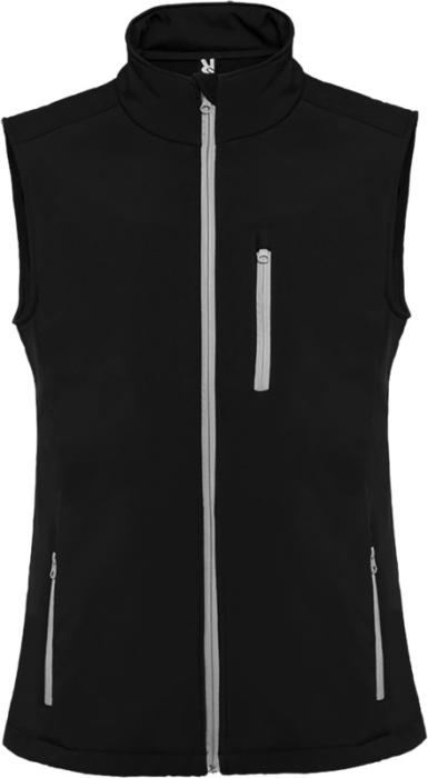 SOFTSHELL SMANICATO UNISEX ROLY PERSONALIZZATO CON STAMPA SERIGRAFICA 1 COLORE LATO CUORE