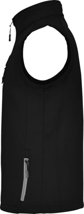 SOFTSHELL SMANICATO UNISEX ROLY PERSONALIZZATO CON STAMPA SERIGRAFICA 1 COLORE LATO CUORE