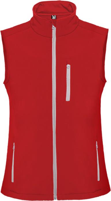 SOFTSHELL SMANICATO UNISEX ROLY PERSONALIZZATO CON STAMPA SERIGRAFICA 1 COLORE LATO CUORE