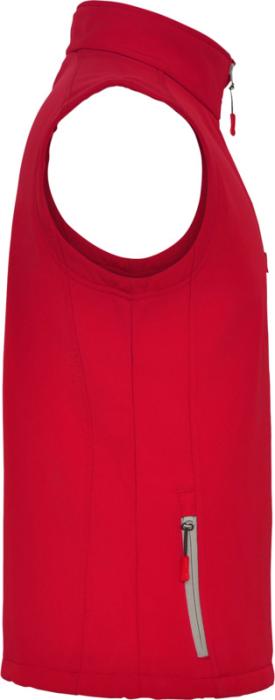 SOFTSHELL SMANICATO UNISEX ROLY PERSONALIZZATO CON STAMPA SERIGRAFICA 1 COLORE LATO CUORE