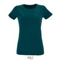 T-SHIRT SOL'S REGENT DONNA SLIM 150 DTF LATO CUORE