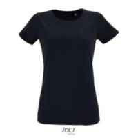 T-SHIRT SOL'S REGENT DONNA SLIM 150 DTF LATO CUORE