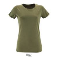 T-SHIRT SOL'S REGENT DONNA SLIM 150 DTF LATO CUORE