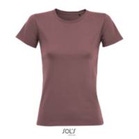 T-SHIRT SOL'S REGENT DONNA SLIM 150 DTF LATO CUORE