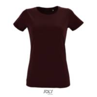 T-SHIRT SOL'S REGENT DONNA SLIM 150 DTF LATO CUORE