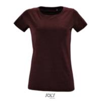 T-SHIRT SOL'S REGENT DONNA SLIM 150 DTF LATO CUORE