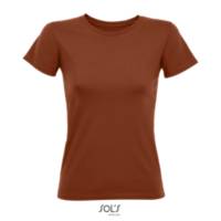 T-SHIRT SOL'S REGENT DONNA SLIM 150 DTF LATO CUORE