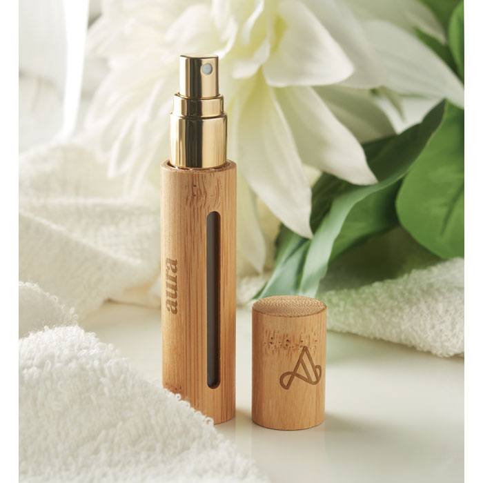 Mini atomizzatore bamboo personalizzato 1 posizione laser engraving