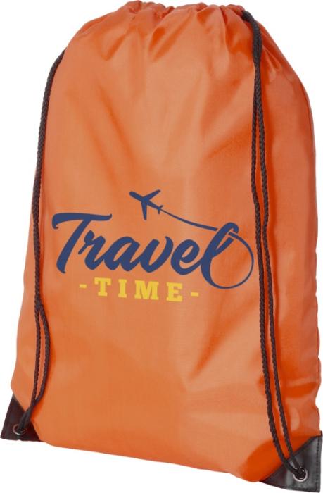 Sacca Zaino premium Oriole - 5L Zaino con coulisse Personalizzato 1 colore serigrafia FAST DELIVERY
