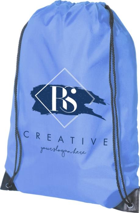 Sacca Zaino premium Oriole - 5L Zaino con coulisse Personalizzato 1 colore serigrafia FAST DELIVERY