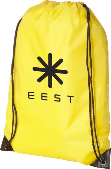 Sacca Zaino premium Oriole - 5L Zaino con coulisse Personalizzato 1 colore serigrafia FAST DELIVERY