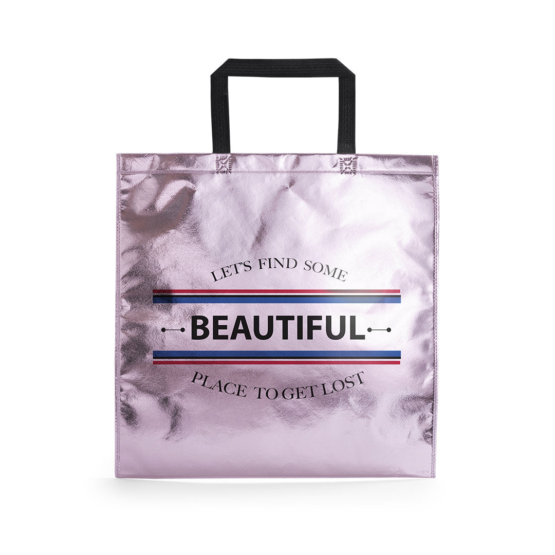 Shopper T.N.T laminata personalizzata stampa serigrafica 1 colore 1 lato