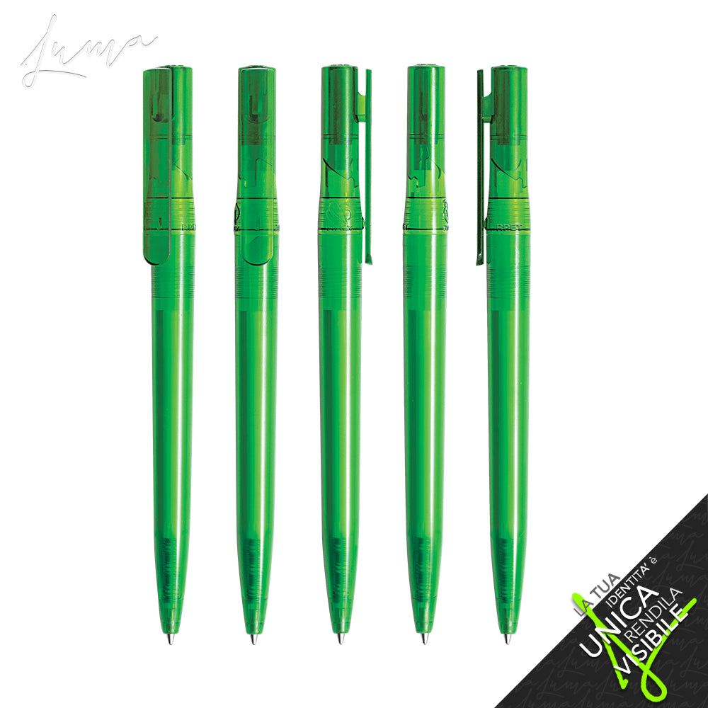 LUMA rPET PROMO - Ballpoint Pen "QUANTUM Transparent"