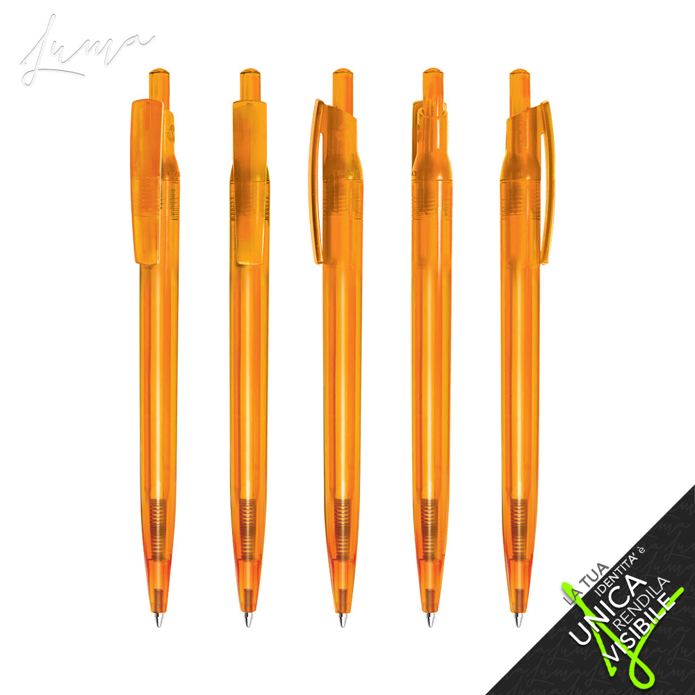 LUMA rPET PROMO - Ballpoint Pen "GENESIS Transparent"