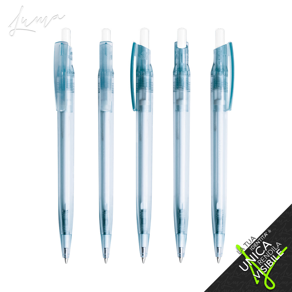 LUMA rPET PROMO - Ballpoint Pen "GENESIS Clear"