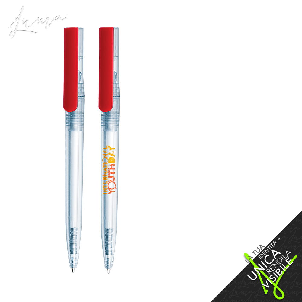 LUMA rPET PROMO - Ballpoint Pen "QUANTUM Clear"