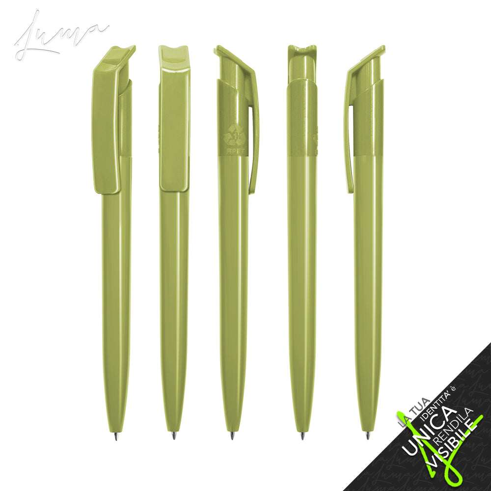 LUMA rPET PROMO - Ballpoint Pen "REVOLUTION Solid SOFT TOUCH"