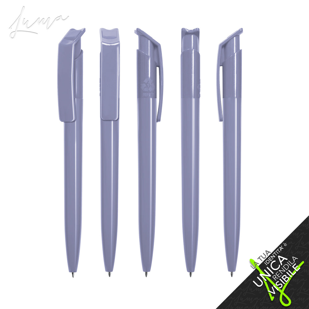LUMA rPET PROMO - Ballpoint Pen "REVOLUTION Solid SOFT TOUCH"