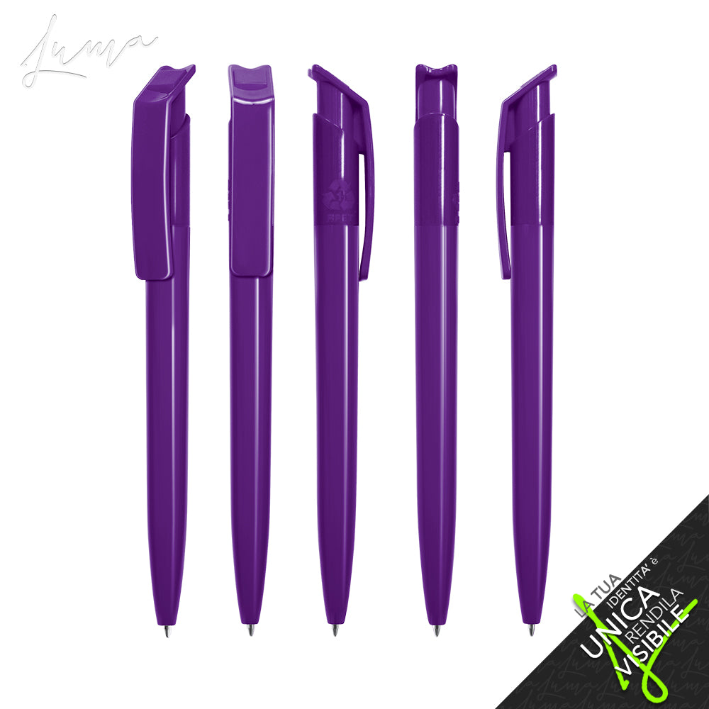 LUMA rPET PROMO - Ballpoint Pen "REVOLUTION Solid SOFT TOUCH"