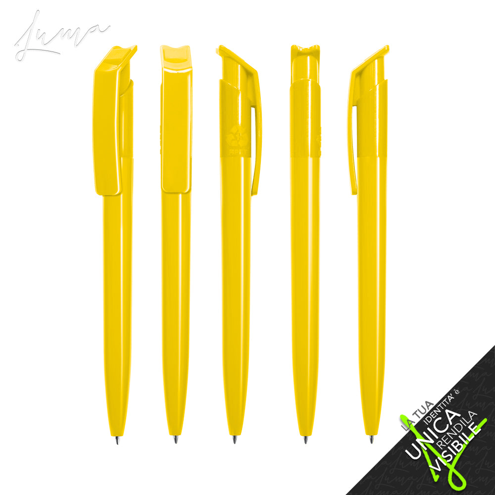 LUMA rPET PROMO - Ballpoint Pen "REVOLUTION Solid SOFT TOUCH"