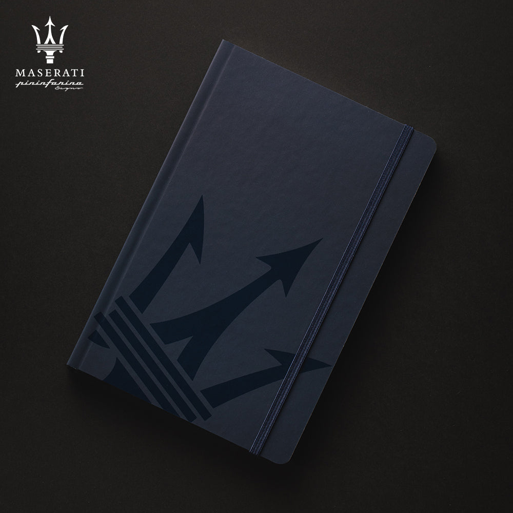 MASERATI - Notebook Blu a Righe "STONEPAPER" 140 x 210 mm