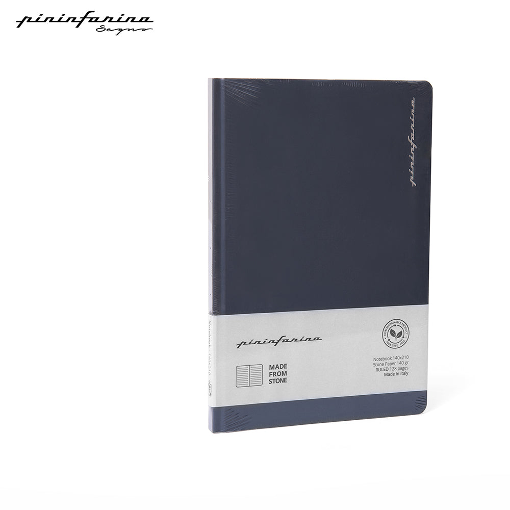 MASERATI - Notebook Blu a Righe "STONEPAPER" 140 x 210 mm