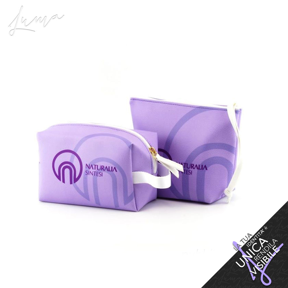 Personalized eco-leather clutch bag
