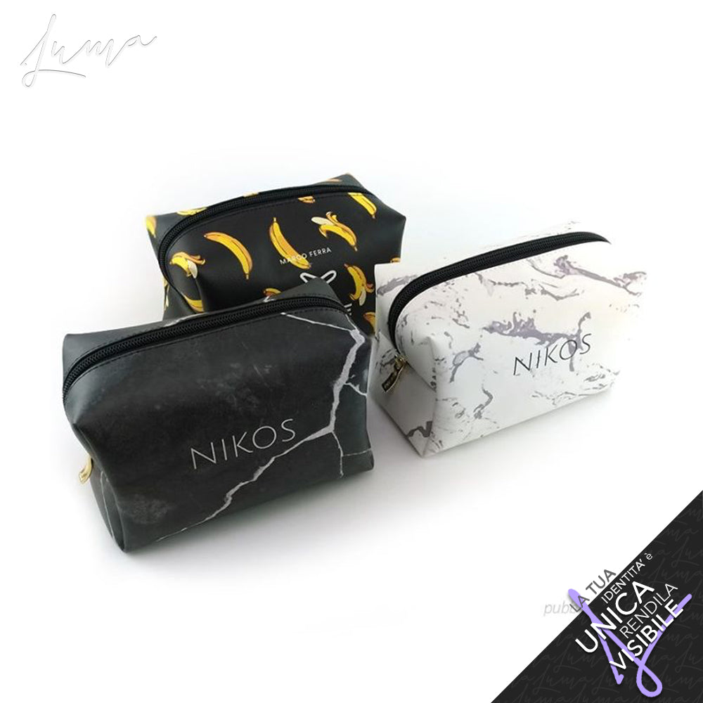 Personalized eco-leather clutch bag
