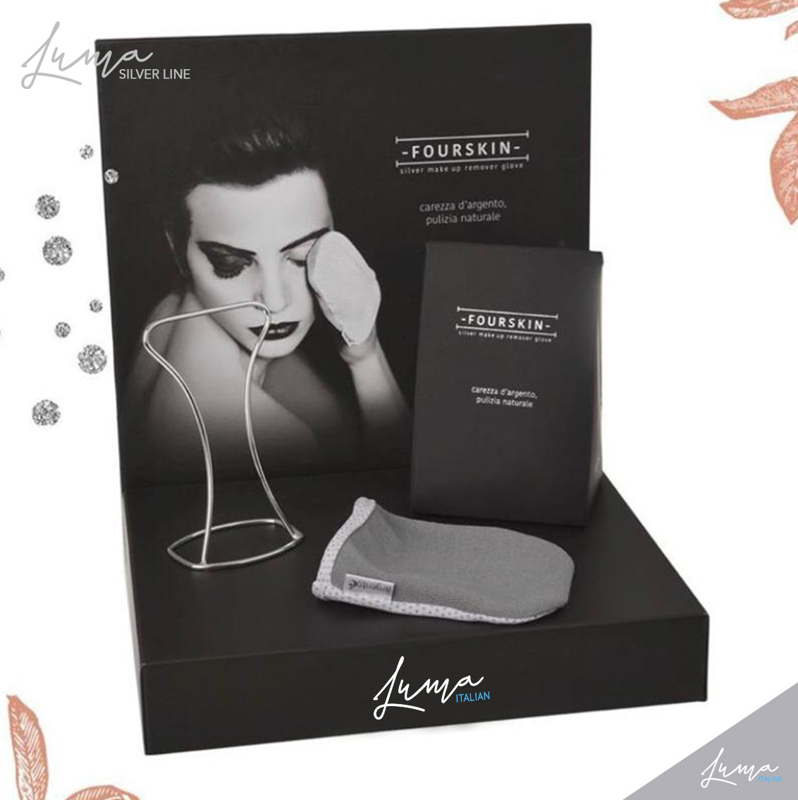 LUMA SILVER FIBER - Beauty Glove "B-PURE"