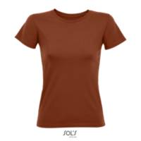 T-SHIRT SOL'S REGENT DONNA SLIM 150 DTF LATO CUORE