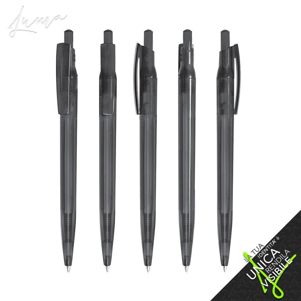 LUMA rPET PROMO - Ballpoint Pen "GENESIS Transparent"