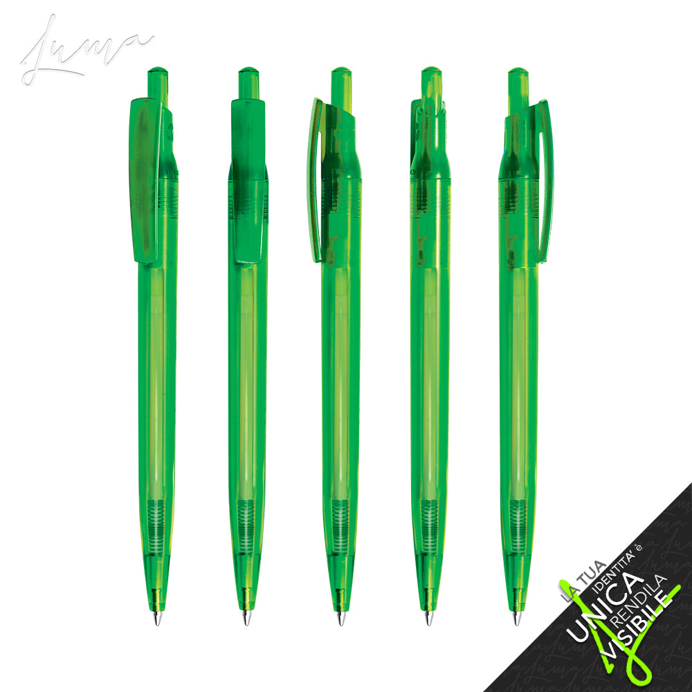 LUMA rPET PROMO - Ballpoint Pen "GENESIS Transparent"