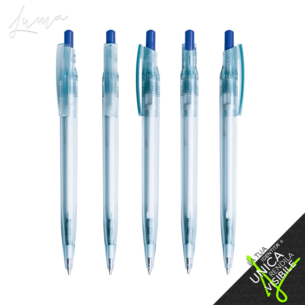 LUMA rPET PROMO - Ballpoint Pen "GENESIS Clear"