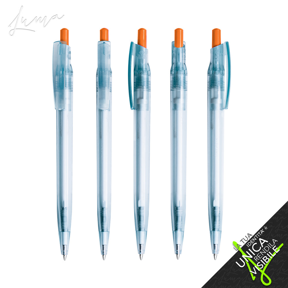 LUMA rPET PROMO - Ballpoint Pen "GENESIS Clear"