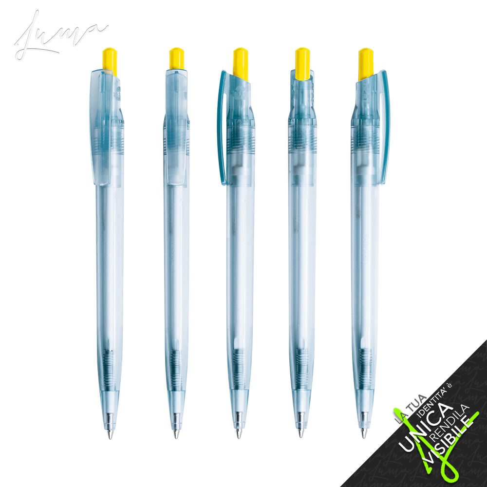 LUMA rPET PROMO - Ballpoint Pen "GENESIS Clear"