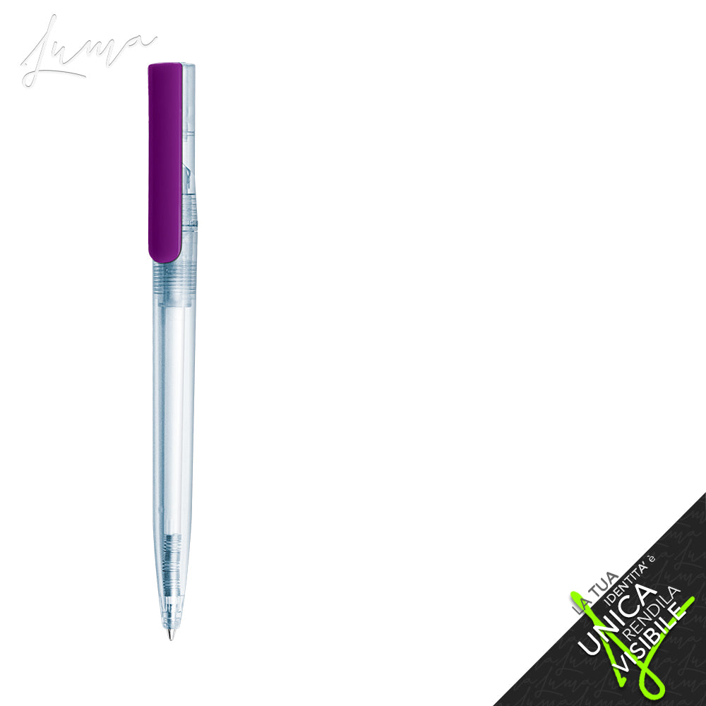 LUMA rPET PROMO - Ballpoint Pen "QUANTUM Clear"