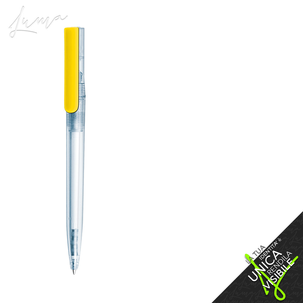 LUMA rPET PROMO - Ballpoint Pen "QUANTUM Clear"